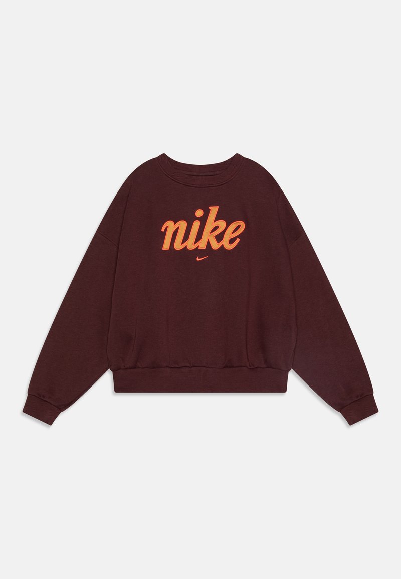 Nike Sportswear CLUB STAR - Ikdienas džemperis - burgundy crush/hot punch