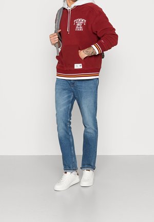 Tommy Jeans Felpa con cappuccio - bordeaux