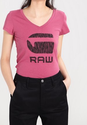 T-shirt imprimé - mauve