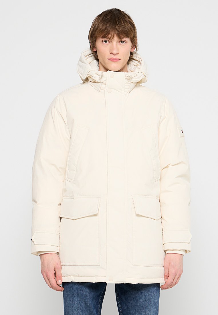 Tommy Hilfiger Gewatteerde jas crème Tommy Hilfiger Gewatteerde jas crème