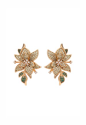 Cercei - rose gold green