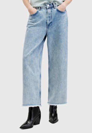 BLAKE CROPPED  - Džíny Straight Fit - acid indigo