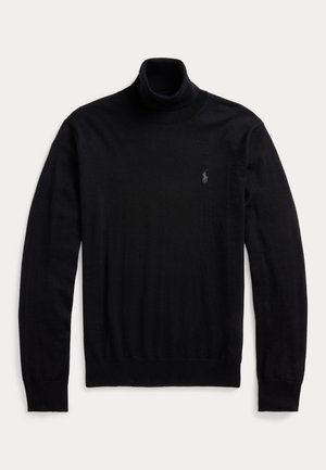 Polo Ralph Lauren, WASHABLE WOOL TURTLENECK SWEATER - Maglione - black