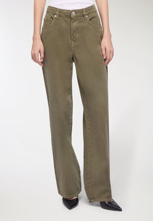 Jeans loose fit - verde militare scuro