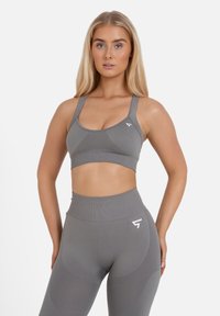 LEGACY SEAMLESS CROSS BACK - Urheiluliivit: keskitason tuki - dark grey