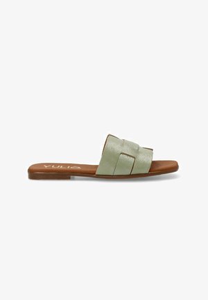 Luna Collection, Sandalias planas - green
