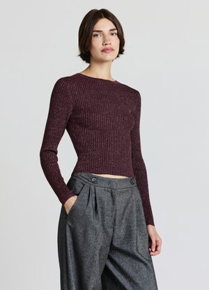 Calliope LUCCICANTE - Strickpullover - bordeaux
