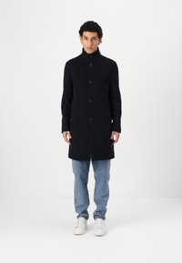 Tommy Hilfiger STAND COLLAR MIX COAT - Klasičan kaput - desert sky