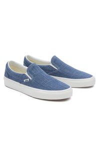 Vans CLASSIC SLIP ON UNISEX  - Zapatillas - threaded denim blue white