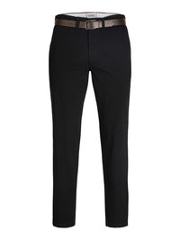 JPSTKARL DAVE WITH BELT - Hlače chino - black