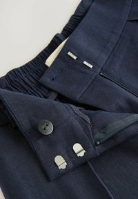 WIDE LEG - Pantaloni - navy