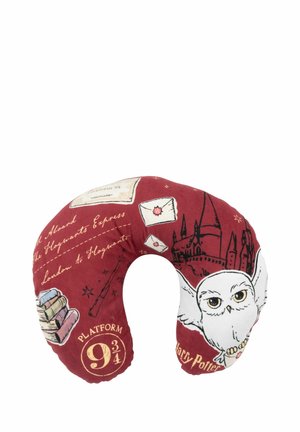 HARRY POTTER HEDWIG EULE REISE BEQUEMES NACKEN AUTO FLUGZEUG - Nursing pillow - rot