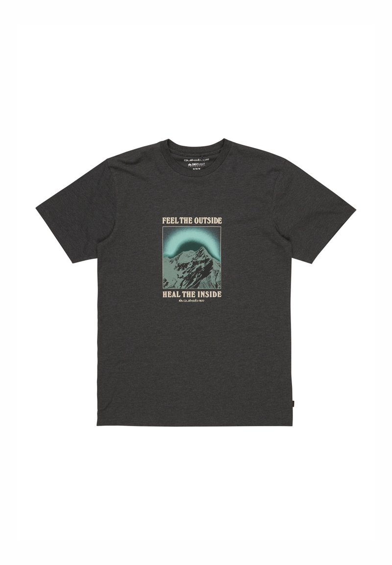 Quiksilver T-shirt print zwart Quiksilver T-shirt print zwart