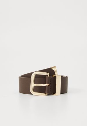 LEATHER UNISEX - Belt - dark brown