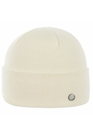MIT UMSCHLAG - Beanie - cremeweiß