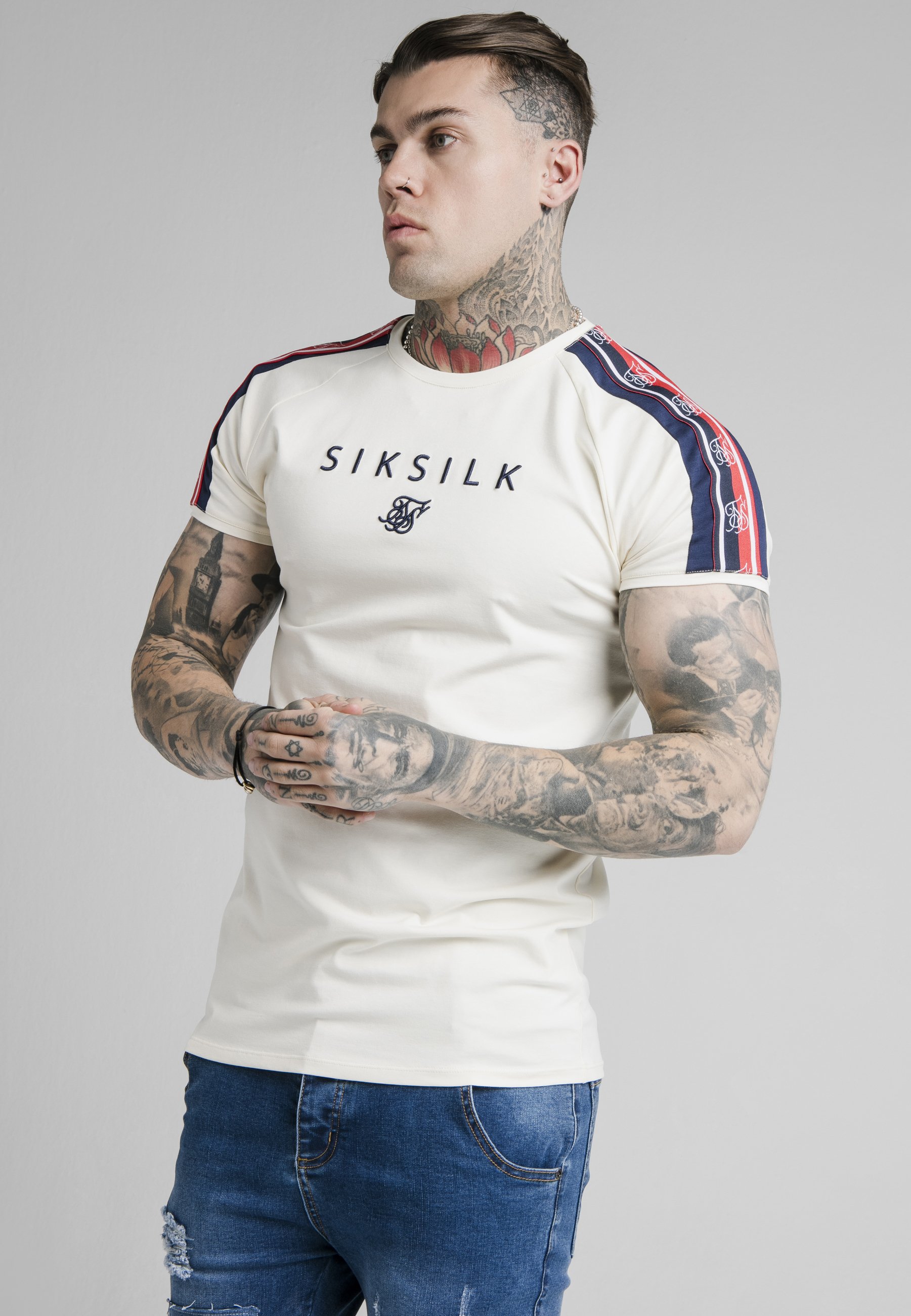 SIKSILK Camiseta estampada - off white/blanco - Zalando.es