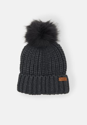 Barbour SALTBURN BEANIE - Kootud müts - charcoal