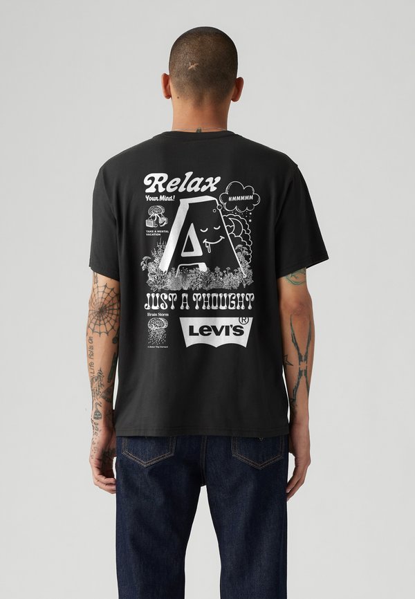 VINTAGE FIT GRAPHIC TEE - Print T-shirt - phantom