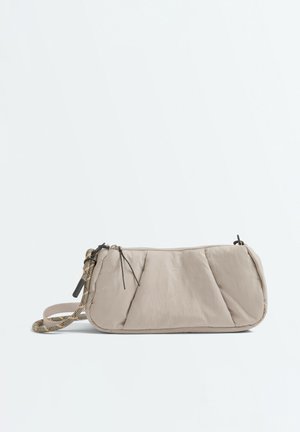 OYSHO, PADDED CROSSBODY BAG - Schoudertas - ecru
