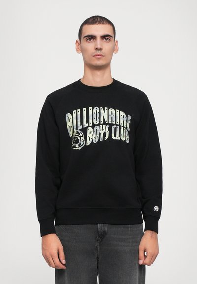 Billionaire Boys Club TRI TONE ARCH LOGO CREW NECK - Collegepaita - black