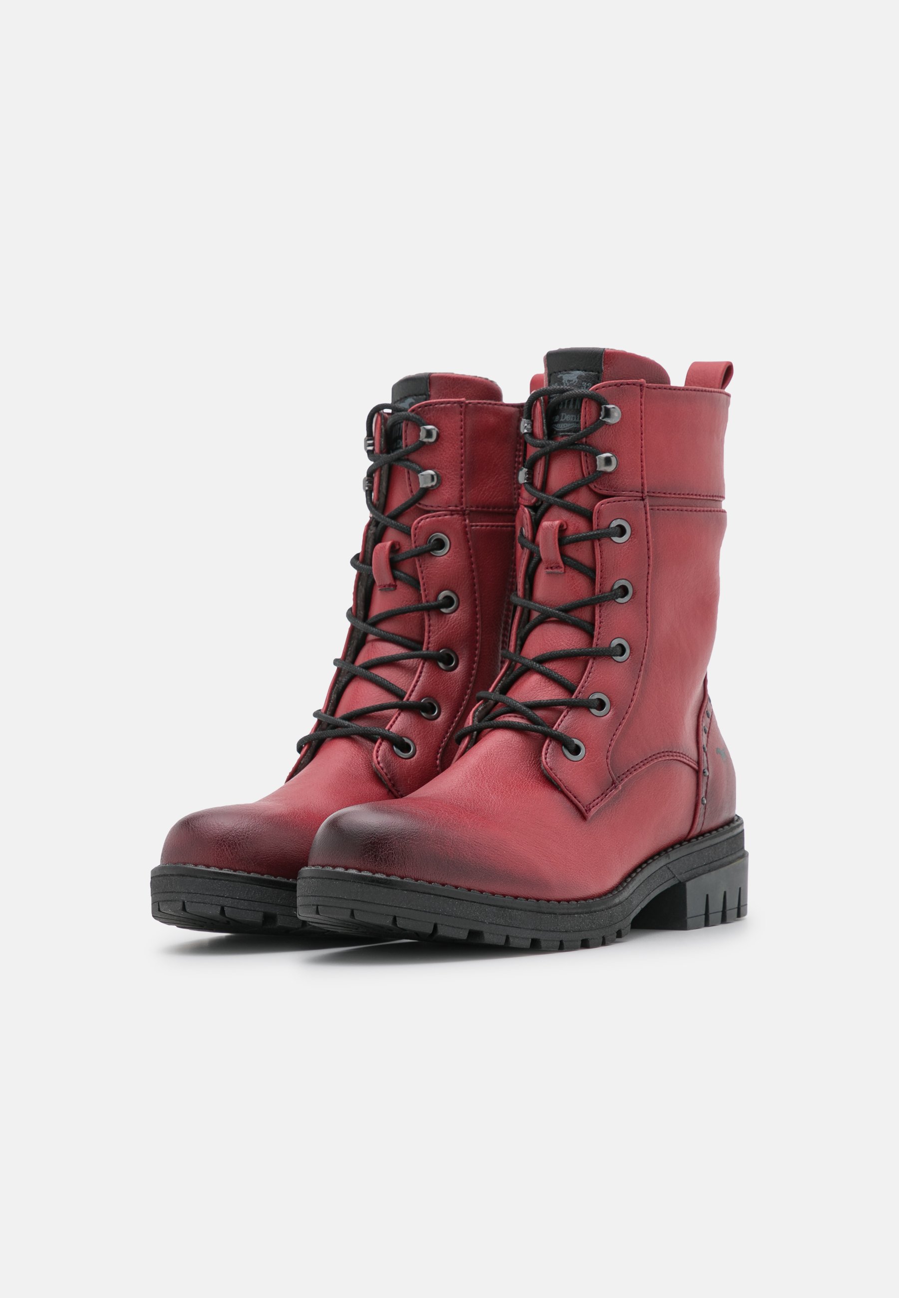 Mustang Lace-up ankle boots - rot/red 