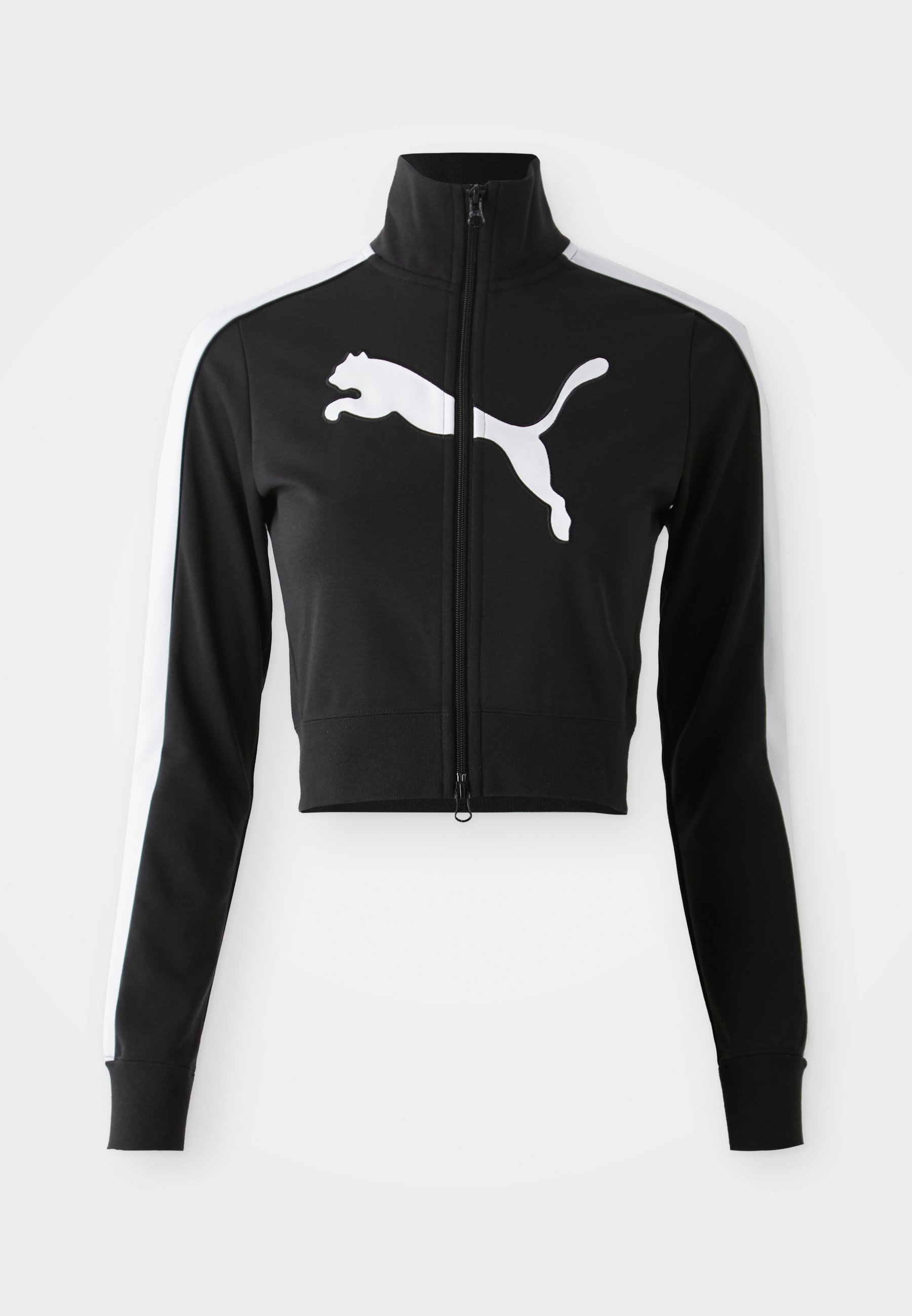 Puma FUTURE ARCHIVE SLIM CROPPED - Sportovní bunda - black/white