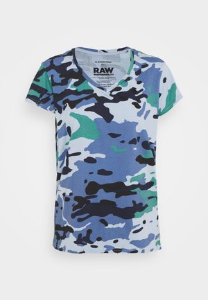 T-shirt print - dark blue