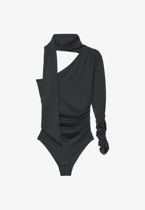 Calliope, T-SHIRT TINTA UNITA - Long sleeved top - ultrablack