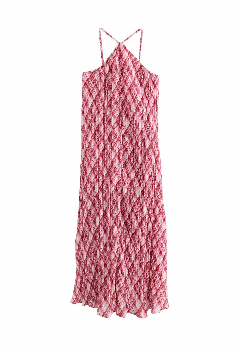Next HALTER NECK - Maxiklänning - red/white