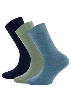 RIPPE - Socken - navy/fliegerblau/schilf