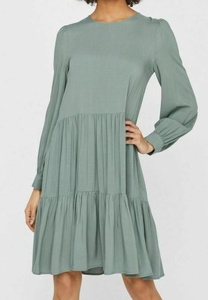 Freizeitkleid - mottled dark green