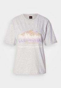 EVI - Apdrukāts T-krekls - light pastel grey