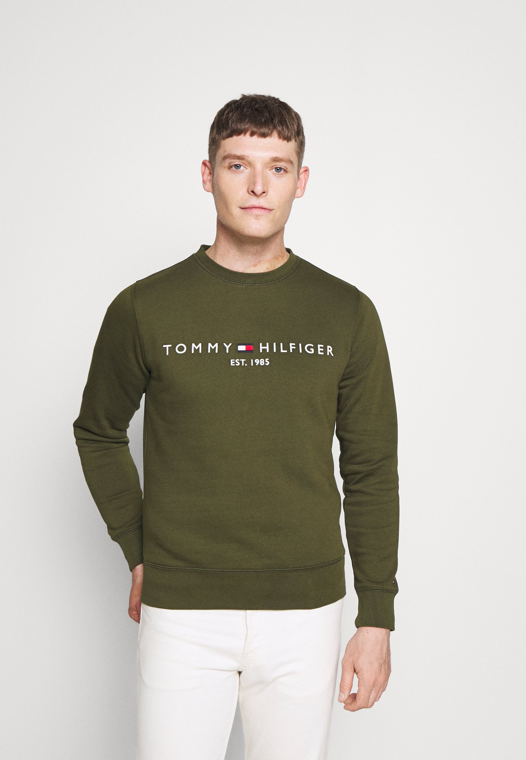 Tommy Hilfiger Sudadera - olivewood/verde oliva - Zalando.es