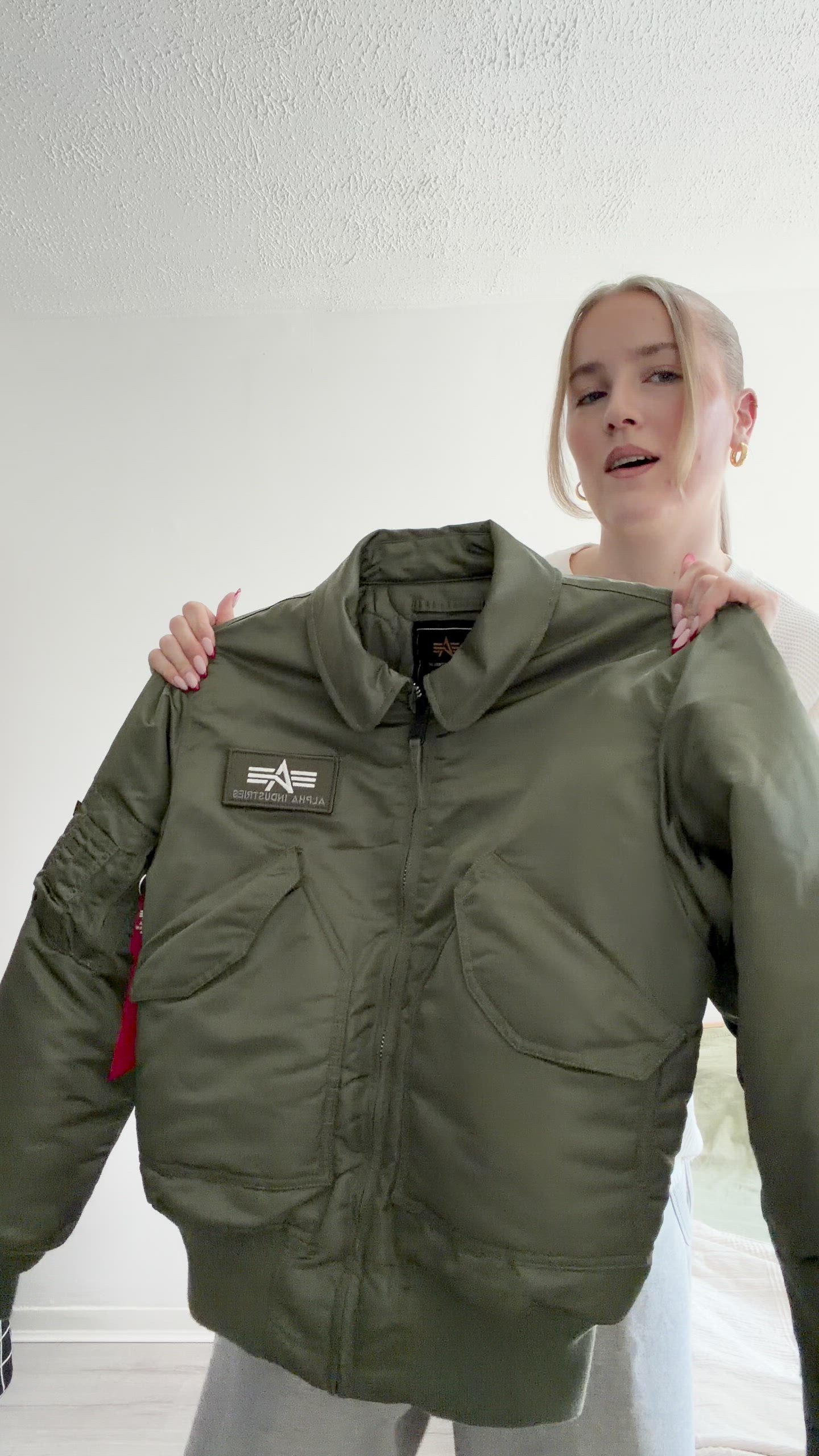 Alpha Industries CWU-45 HERITAGE UNISEX - Bomber Jacket - sage