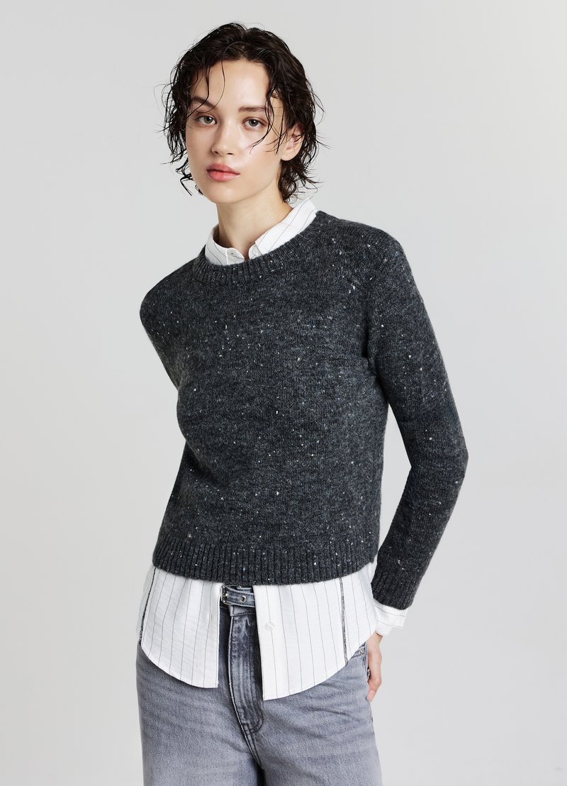 Calliope GIROCOLLO  - Maglione - var grigio scuro melange