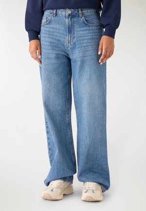 LUNGO UNITA - Jeans baggy - blu denim medio