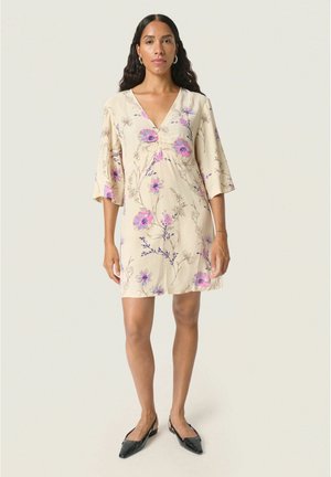 SLNaoma - Day dress - whitecap gray floral print
