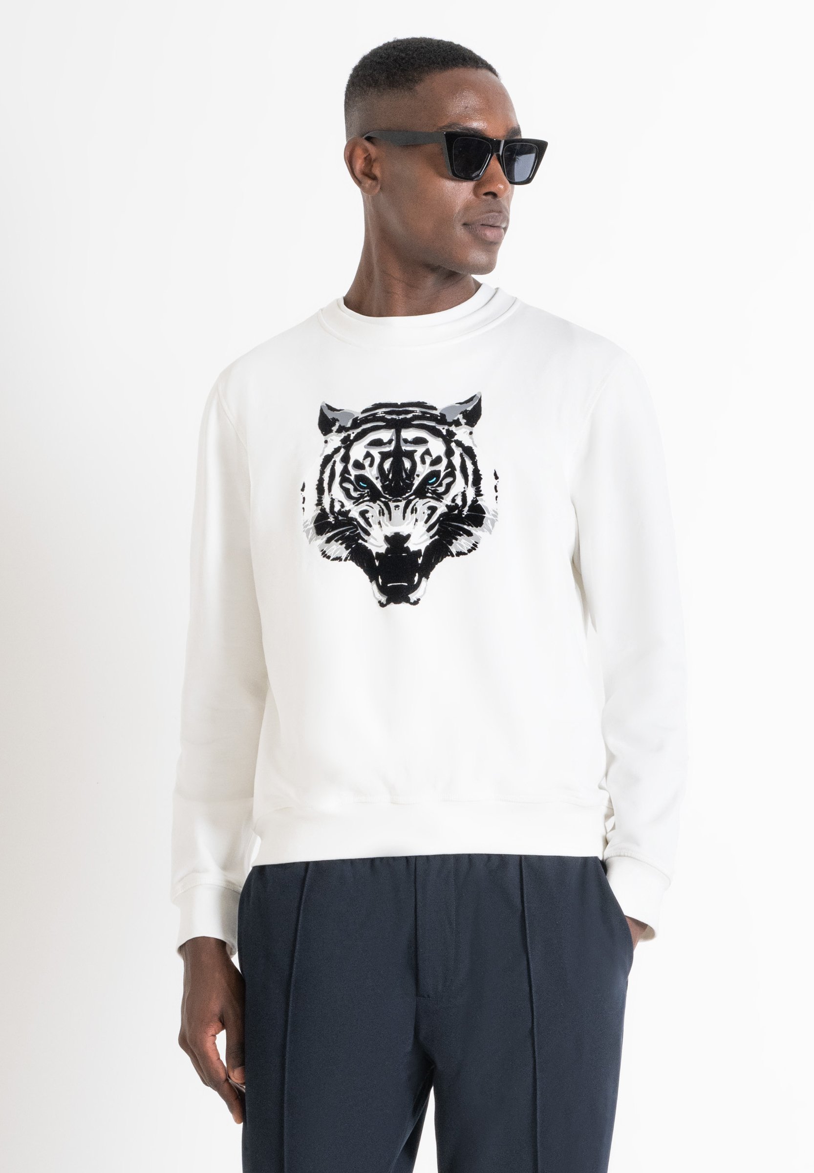 Tiger Felpa Morato FELPA GIROCOLLO RELAXED FIT IN MISTO COTONE E