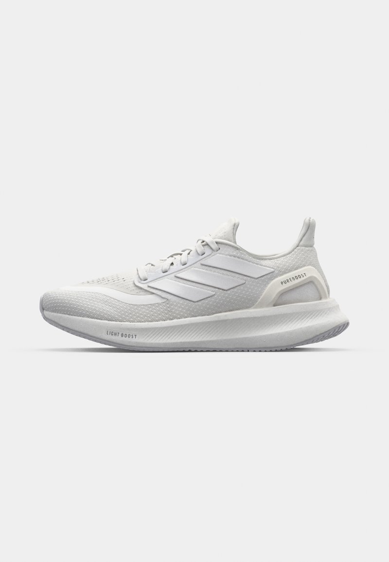 adidas Performance PUREBOOST 5 - Road running shoes - ftwr white ftwr white  core white/white - Zalando