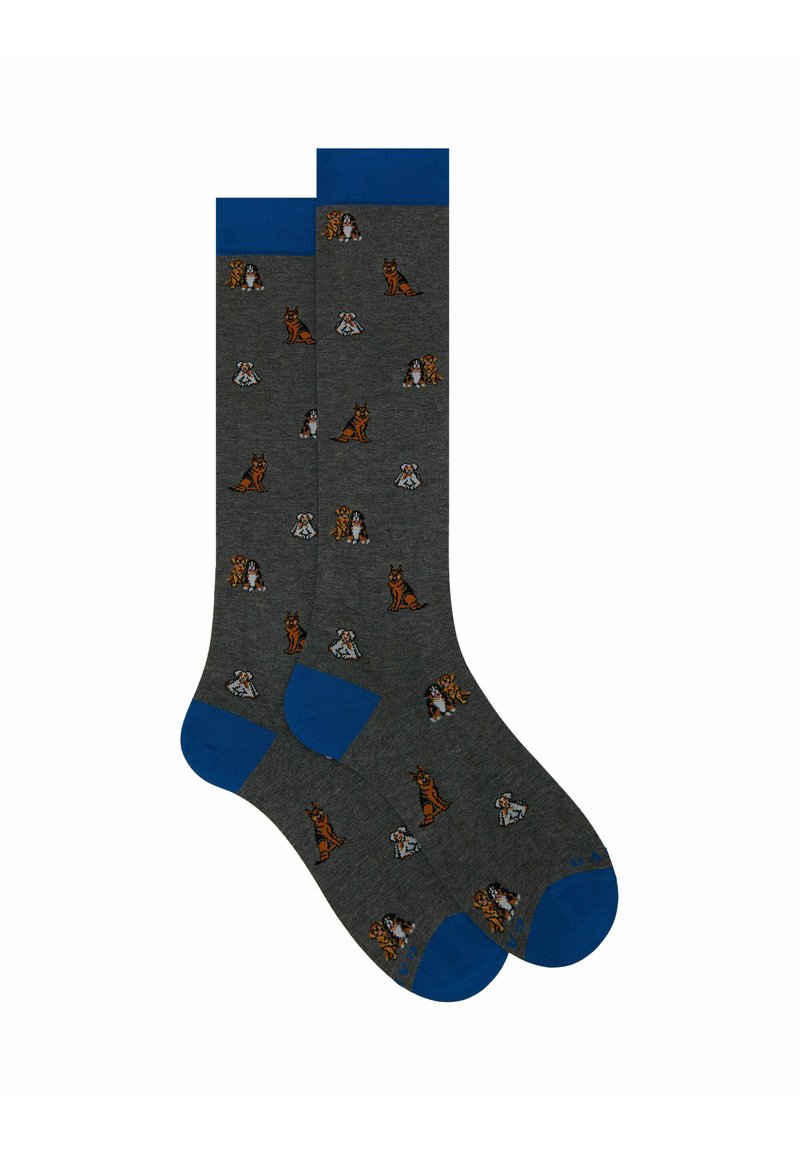 Gallo LONG WITH DOG MOTIF - Socken - ferro