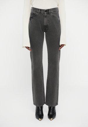 DIANA - Straight leg jeans - anthracite mocha