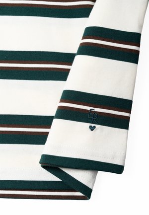 Elias Rumelis, PERLINA - POLO SHIRT - Poloshirts - teal stripes
