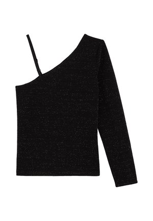 Tops ar garām piedurknēm - black