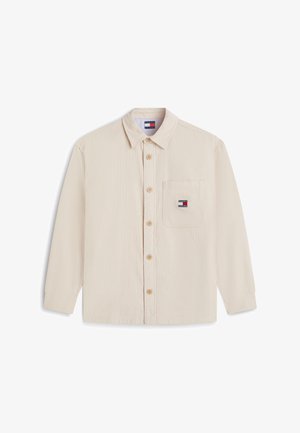 Tommy Jeans, BRICK OVERSHIRT - Letná bunda - classic beige