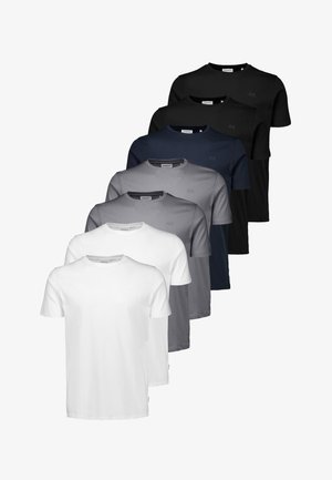 Lindbergh, LINDBERGH 7-PACK LOGO TEE S/S - T-shirt basic - bl-na-gr-wh