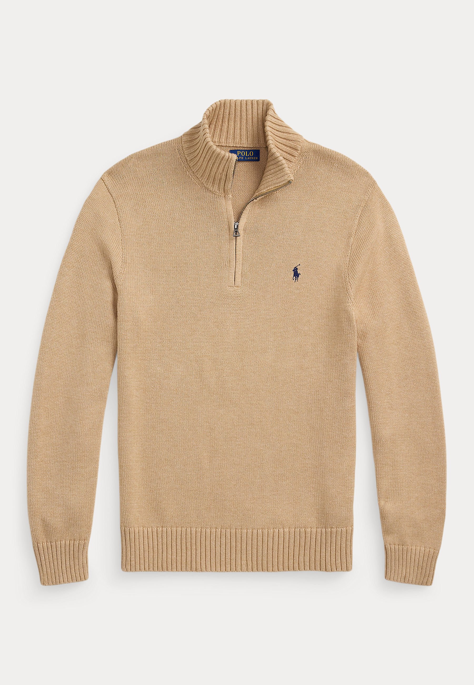 Polo Ralph Lauren COTTON QUARTER-ZIP MOCKNECK SWEATER - Jumper
