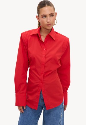 LOAVIES, DON'T LET GO - Blusa abotonada - red   solid