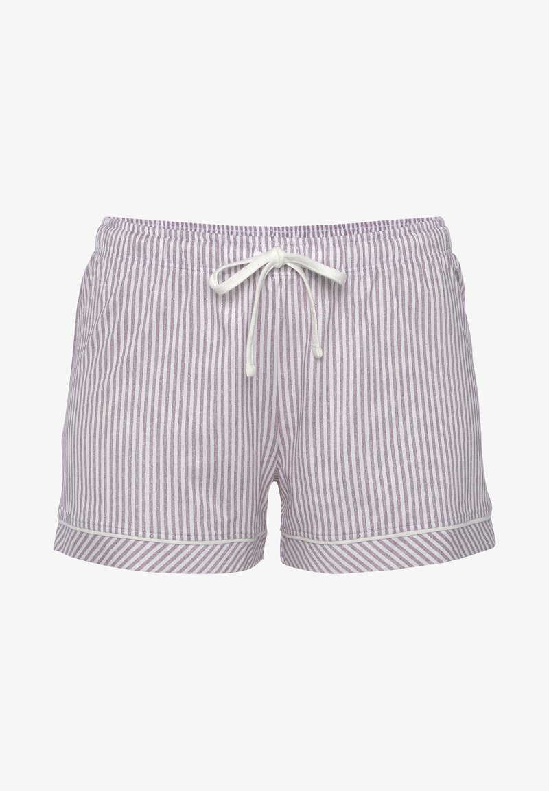 s.Oliver Pyžamové nohavice - bordeaux gestreift