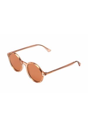 KOMONO Madison Almond - Occhiali Da Sole Rotondi Unisex, Montatura In Nylon Bio, Lenti Categoria 3 Antigraffio, Protezione UV400, Colore Mandorla