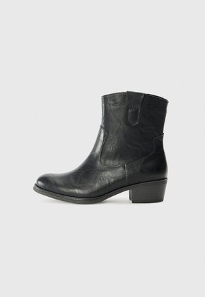 Marco Tozzi, Bottines de cowboy / motard - black